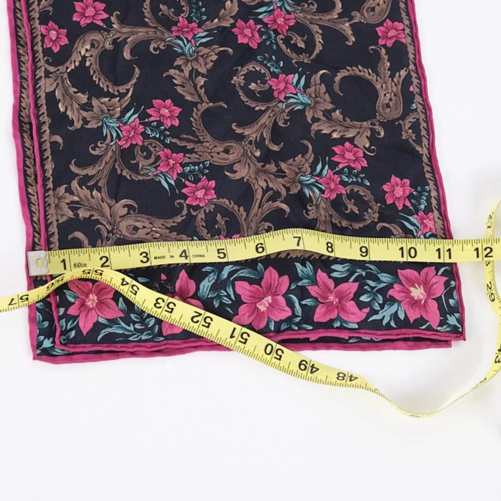 JG Hook Floral 100% Silk Scarf - Picture 4 of 6